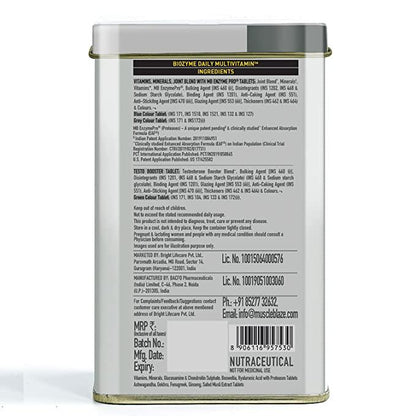 MuscleBlaze Biozyme Daily Multivitamin - Muscle Engine Supplement Store