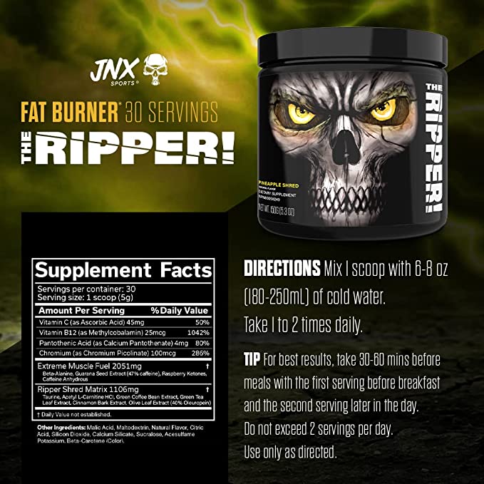 Cobra Labs The Ripper Fat Burner - Muscle Engine Supplement Store