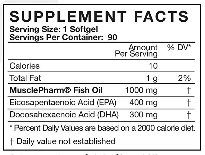 Muscle Pharm Fish Oil - Muscle Engine Supplement Store