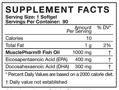 Muscle Pharm Fish Oil - Muscle Engine Supplement Store