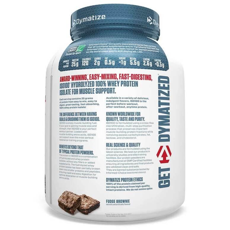 Dymatize Iso100 Hydrolyzed Whey Protein - Muscle Engine Supplement Store