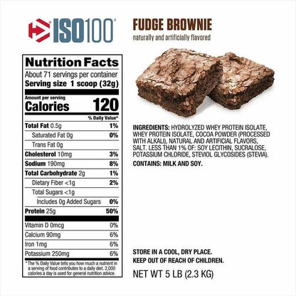 Dymatize Iso100 Hydrolyzed Whey Protein - Muscle Engine Supplement Store