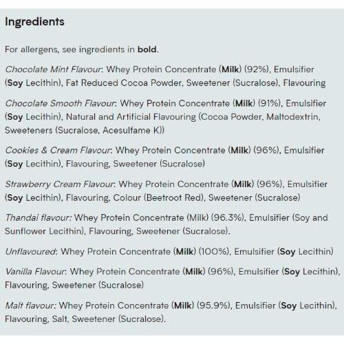 Myprotein Impact Whey Protein - Muscle Engine Supplement Store
