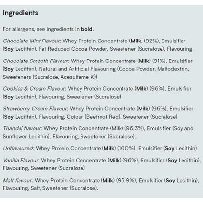 Myprotein Impact Whey Protein - Muscle Engine Supplement Store