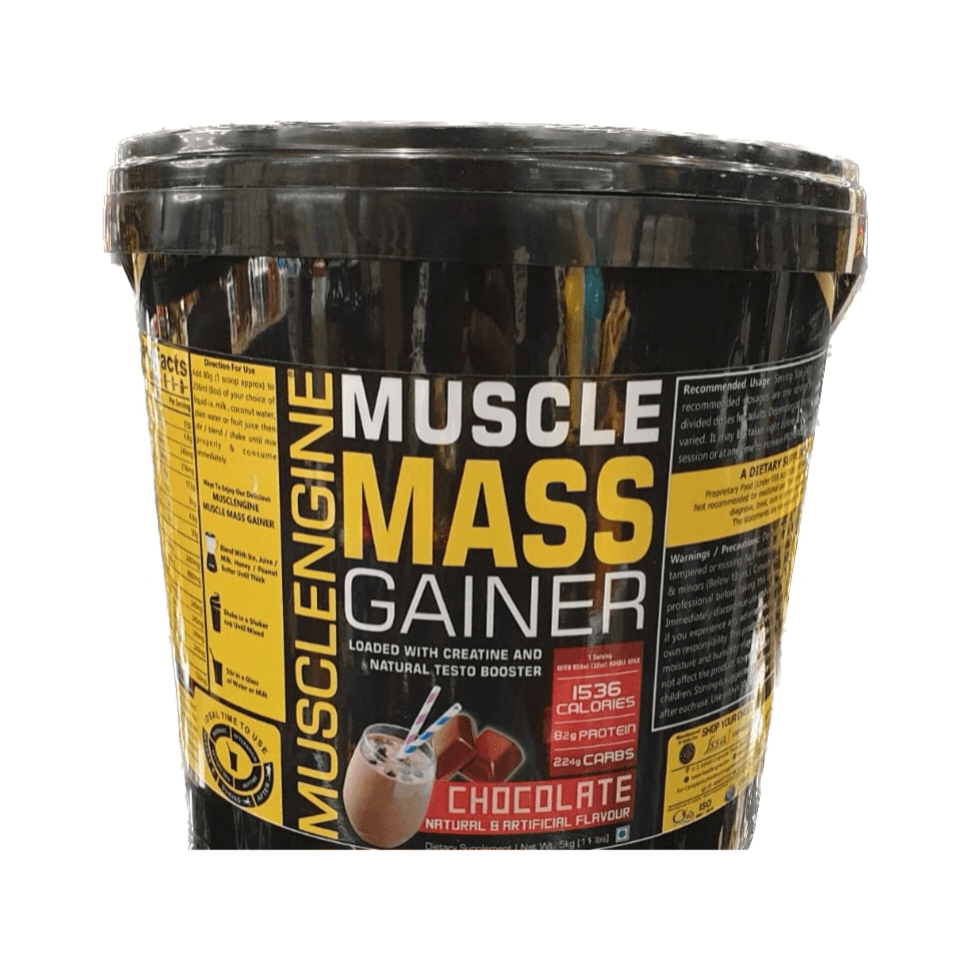 Muscle Engine (ME) Muscle Mass Gainer With Creatine & Natural Test Booster - Muscle Engine Supplement Store
