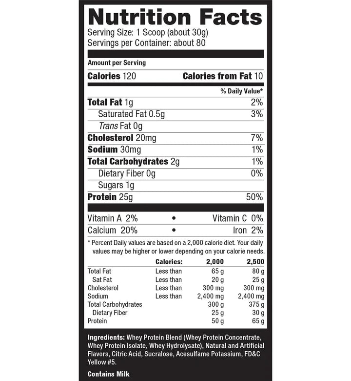Ultimate Nutrition Prostar 100% Whey Protein - Muscle Engine Supplement Store