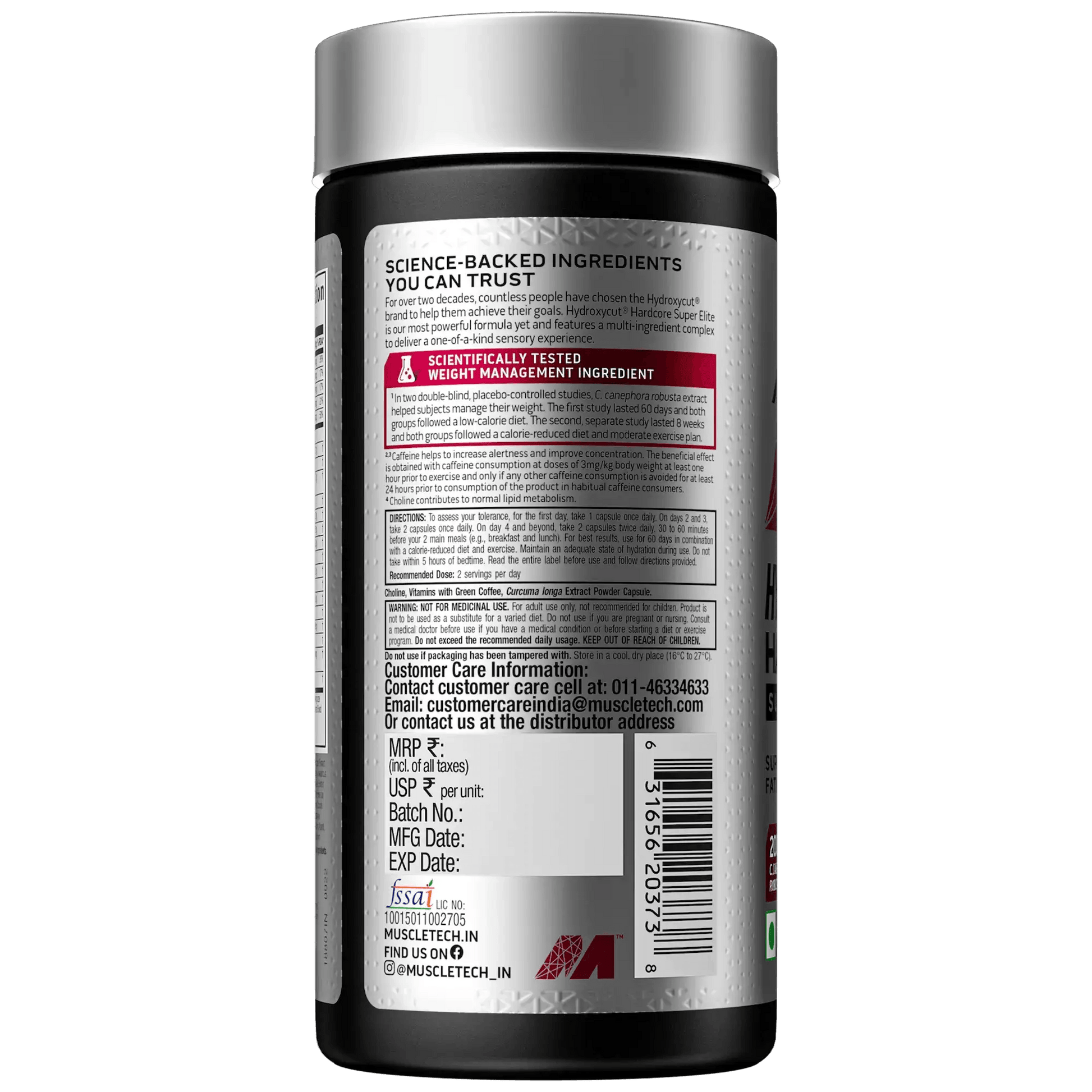 Muscletech Hydroxycut Hardcore Super Elite - Muscle Engine Supplement Store