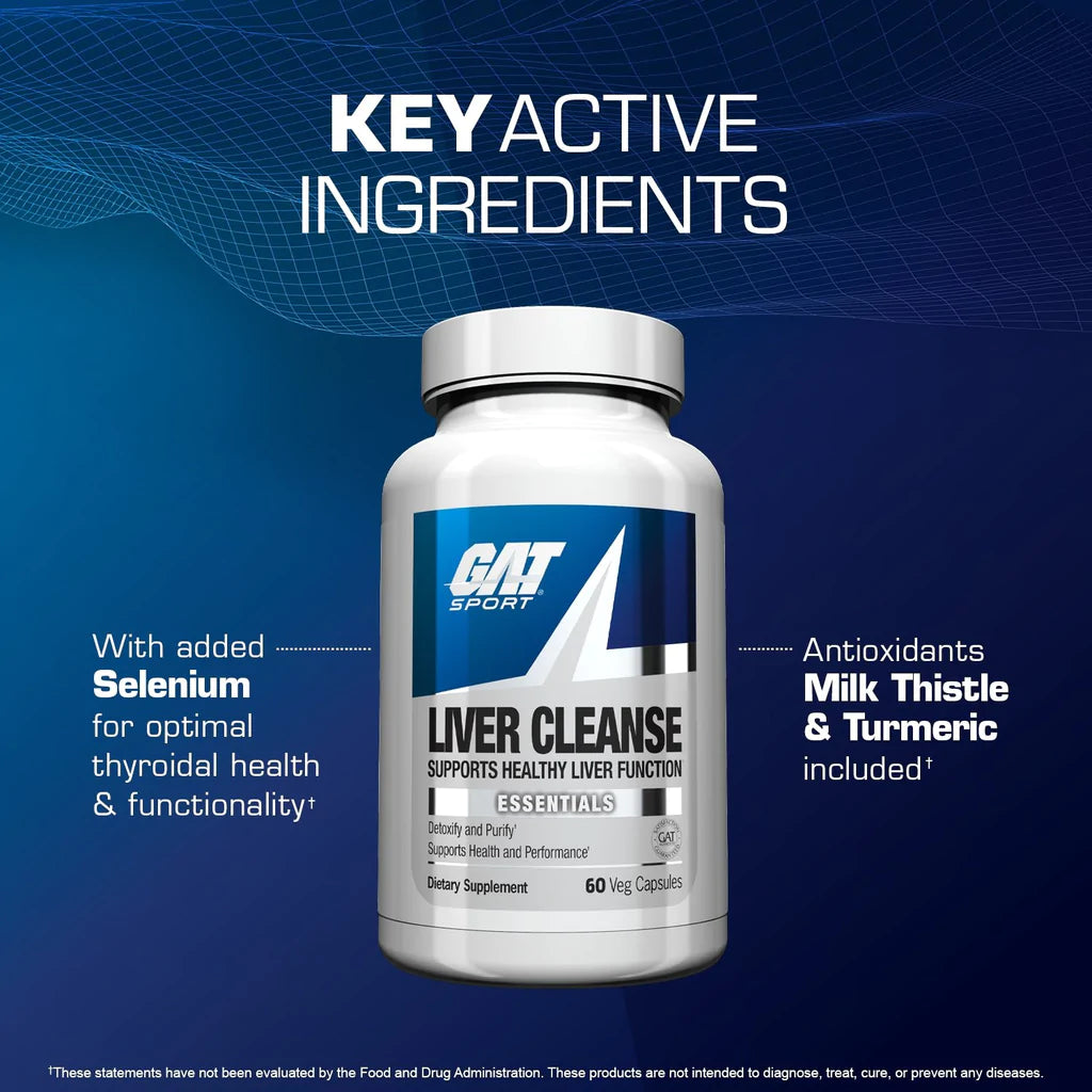 GAT Sports Liver Cleanse 60 Tablets - Muscle Engine Supplement Store