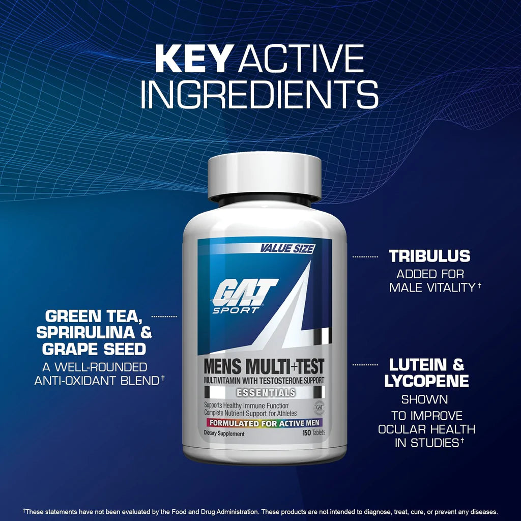 Gat Sports Multi-Test 60 Tablets - Muscle Engine Supplement Store