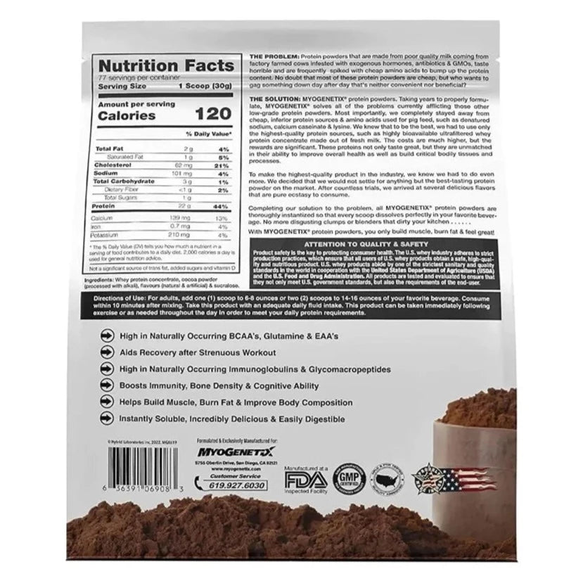 Myogenetix Platinum 100% Premium Whey Protein - Muscle Engine Supplement Store