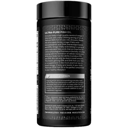 Muscletech Platinum 100% Omega Fish Oil - Muscle Engine Supplement Store