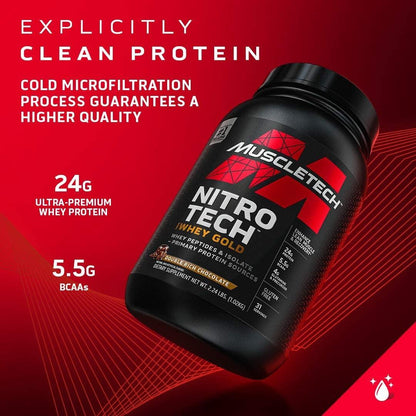 Muscletech Nitrotech Whey Gold Protein - Muscle Engine Supplement Store