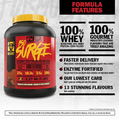Mutant Iso Surge Whey Protein Isolate - Muscle Engine Supplement Store