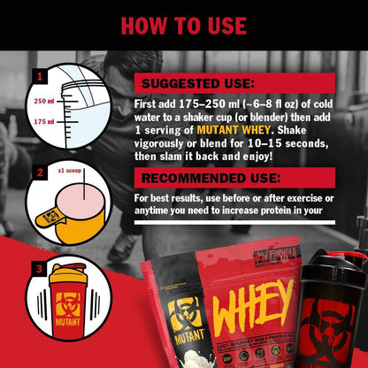 Mutant Whey Protein - Muscle Engine Supplement Store