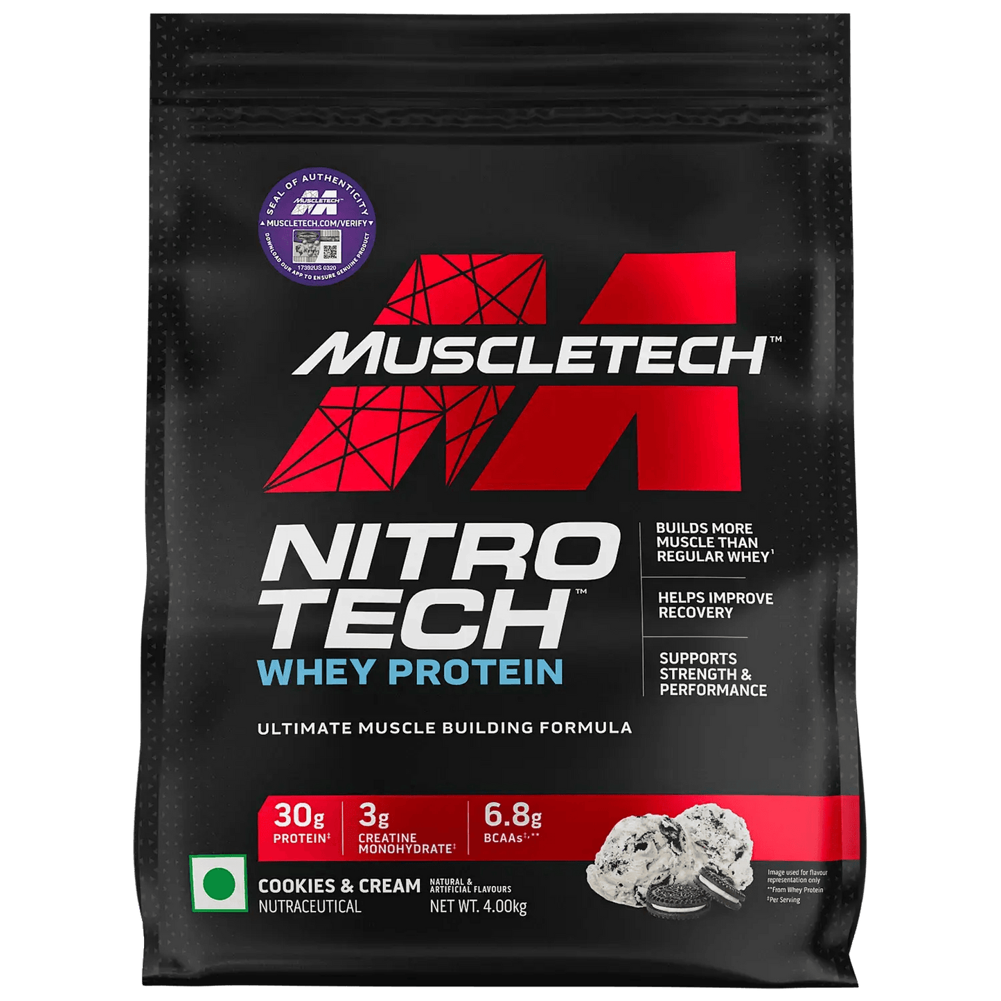 Muscletech Nitrotech Whey Protein - Muscle Engine Supplement Store