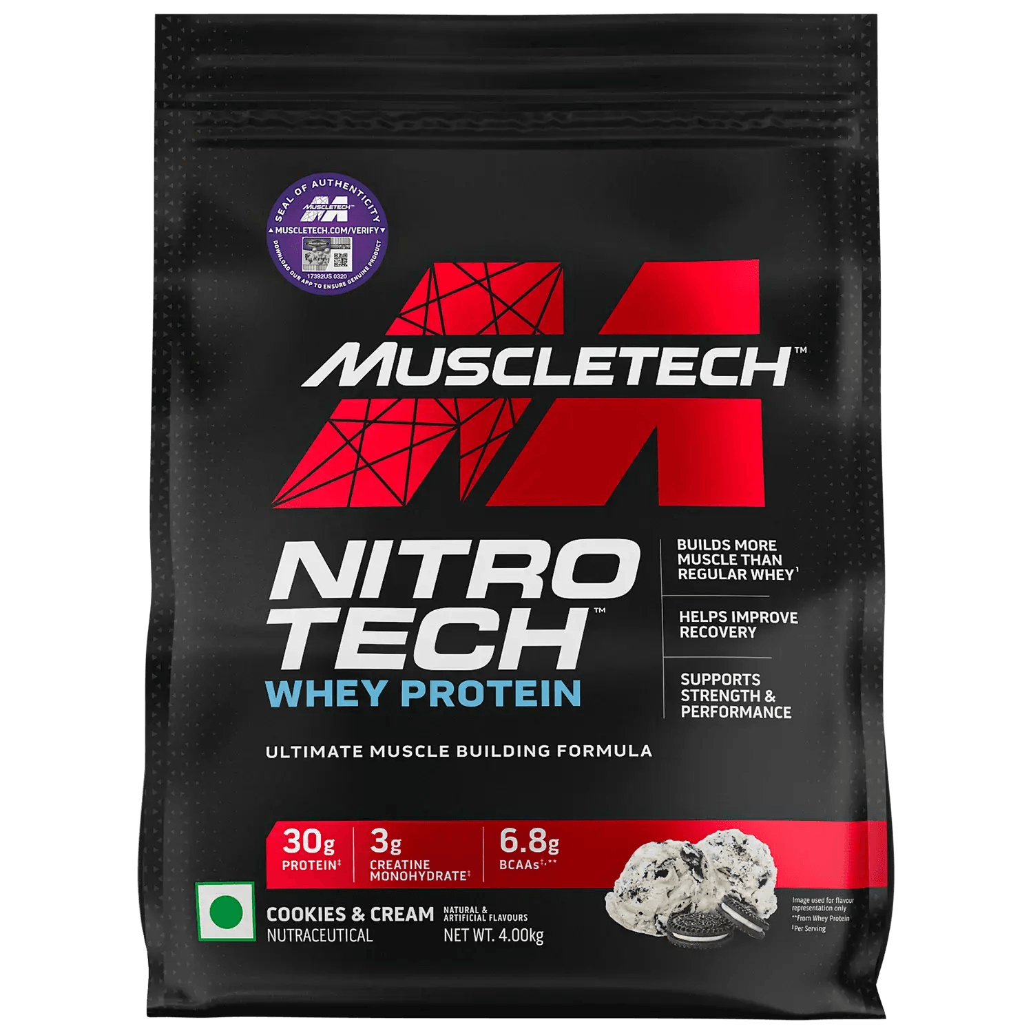 Muscletech Nitrotech Whey Protein - Muscle Engine Supplement Store