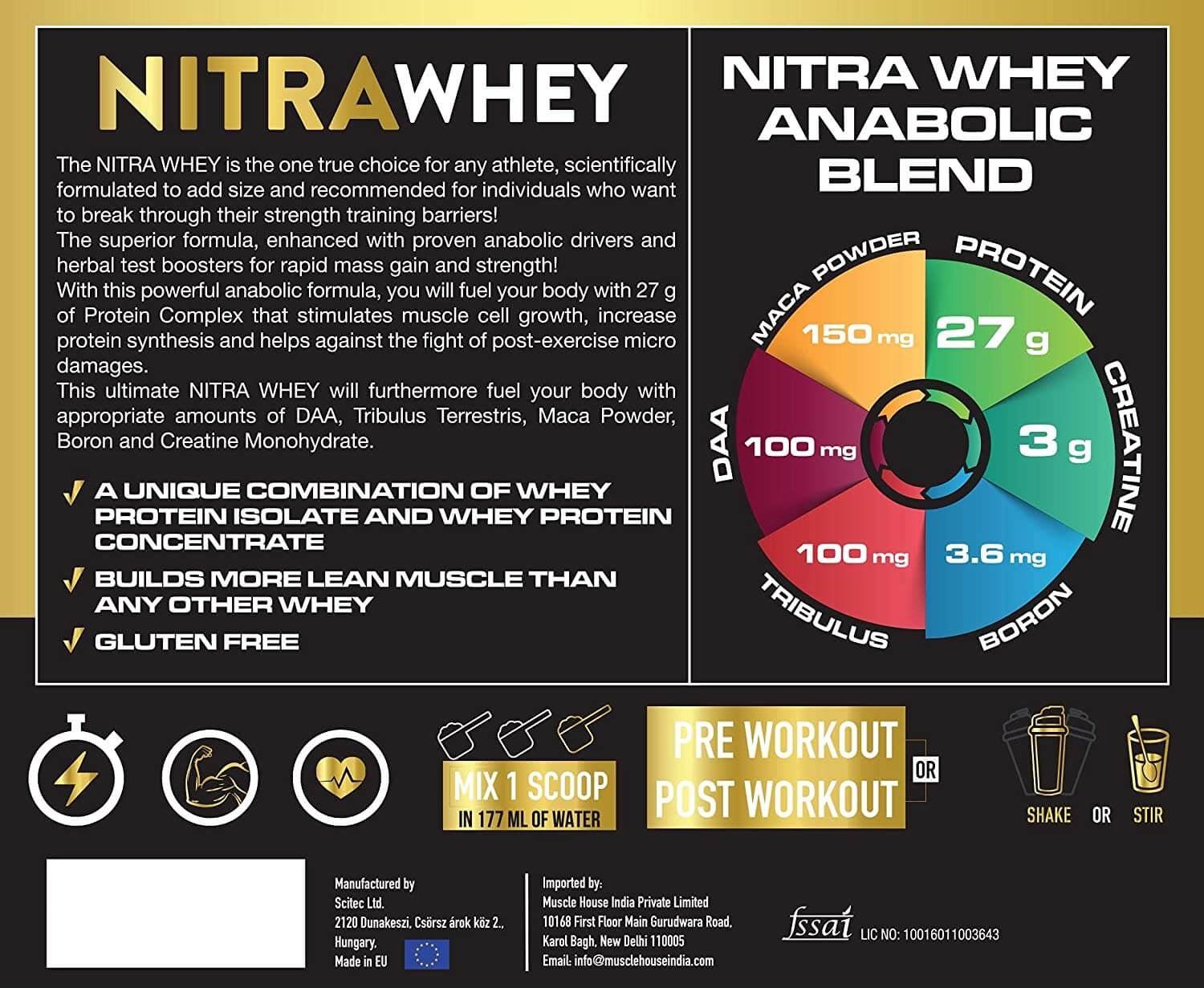 One Science Nutrition Nitra Whey Protein - Muscle Engine Supplement Store