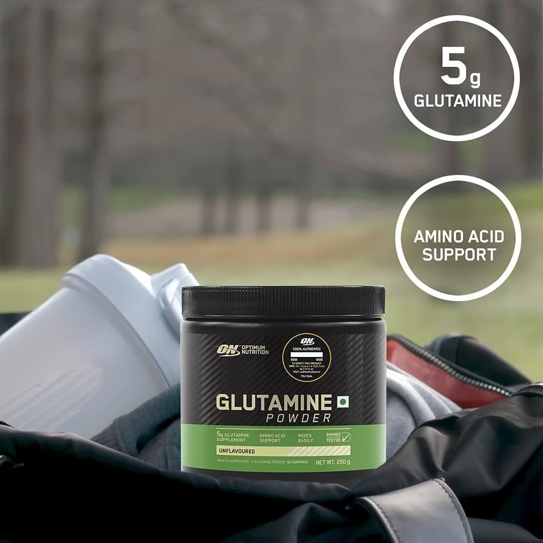 Optimum Nutrition (ON) Glutamine Powder - Muscle Engine Supplement Store
