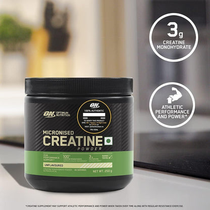 Optimum Nutrition (ON) Micronized Creatine Monohydrate Powder - Muscle Engine Supplement Store