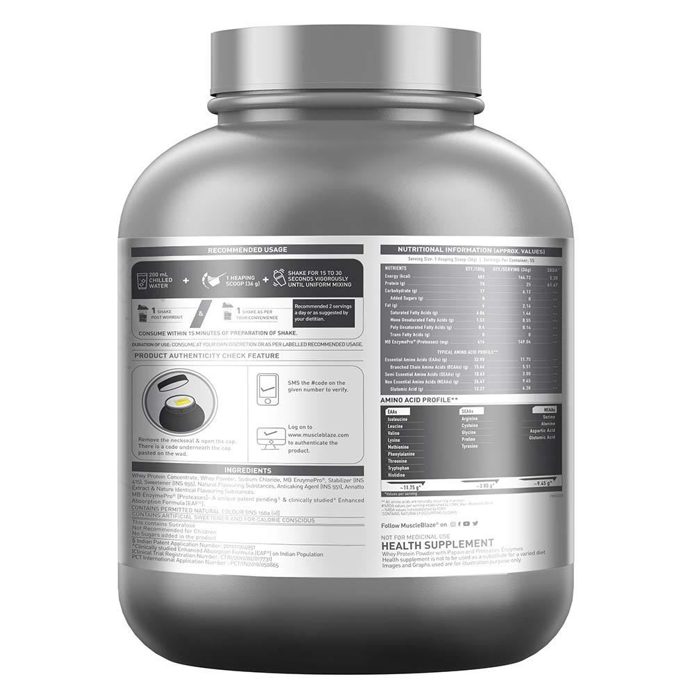 MuscleBlaze Biozyme Performance Whey - Muscle Engine Supplement Store