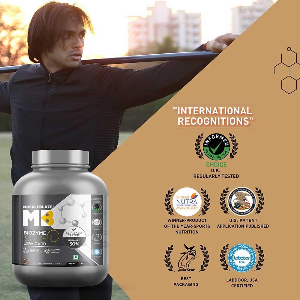 MuscleBlaze Biozyme Iso-Zero - Muscle Engine Supplement Store