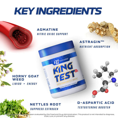Ronnie Coleman Signature Series King Test 8X - Muscle Engine Supplement Store