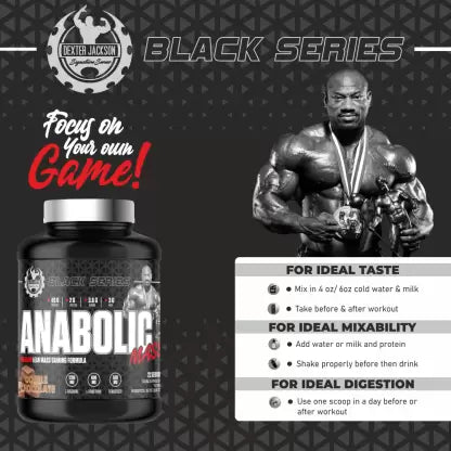 Dexter Jackson Black Series Anabolic Mass Gainer - Muscle Engine Supplement Store
